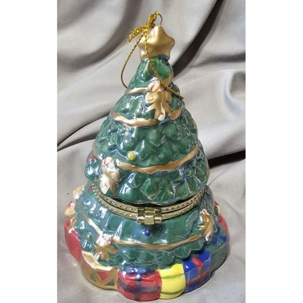 Vintage Holiday 2006 Mr. Christmas Tree Music Box Rotating Animated Box Musical